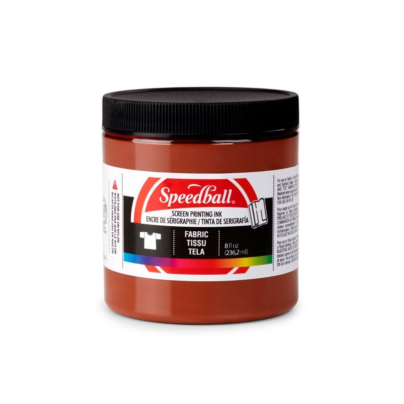 Tinta Serigrafia a agua Marrom 236 ml. Speedball