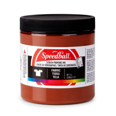 Tinta Serigrafia a agua Marrom 236 ml. Speedball