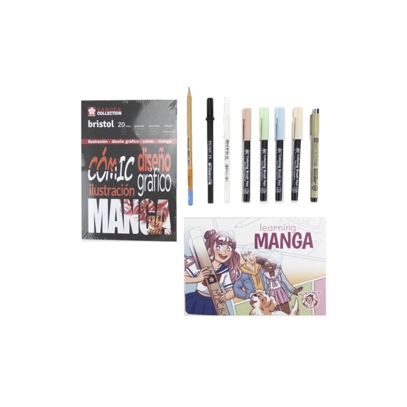 Materiais Belas Artes - Kit de desenho de Mangá | totenart.com
