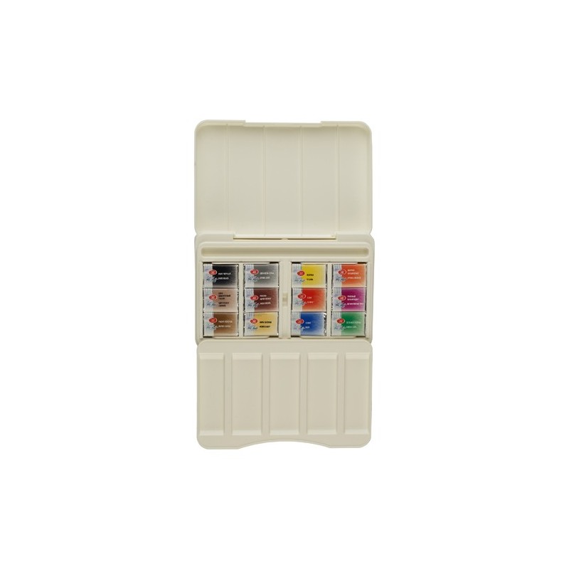 Materiais Belas Artes - Conjunto de 12 godets Animalistics, White Nights | totenart.com