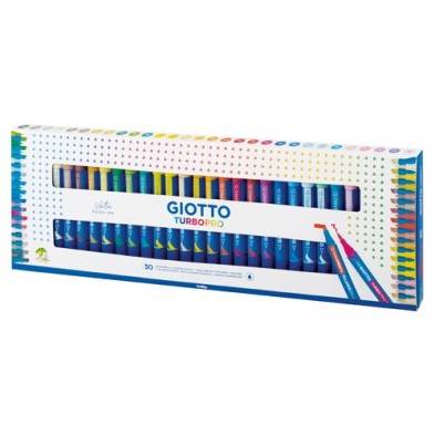 Materiais Belas Artes - Giotto Turbo PRO 30 marcadores | totenart.com
