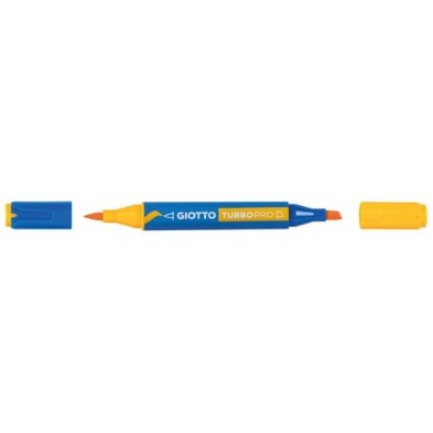 Materiais Belas Artes - Marcador aguarela Laranja Giotto Turbo Pro (N. 10) | totenart.com