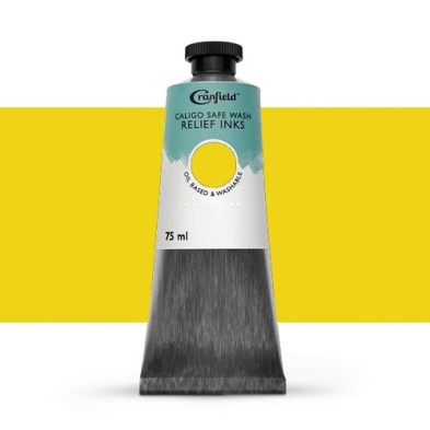 Materiais Belas Artes - Tinta Xilogravura Amarelo de arilide, 75 ml., Caligo | totenart.com