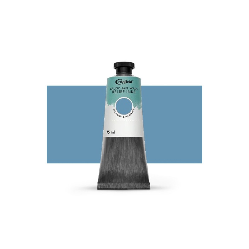 Materiais Belas Artes - Tinta Xilogravura Azul em pó, 75 ml., Caligo | totenart.com