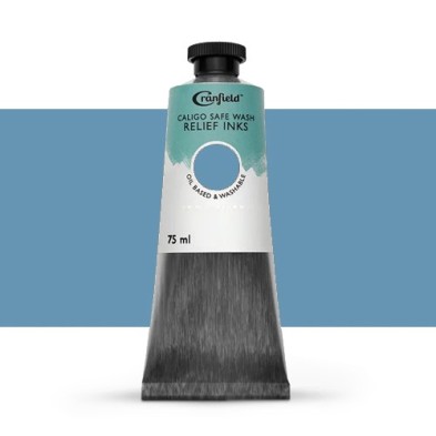 Materiais Belas Artes - Tinta Xilogravura Azul em pó, 75 ml., Caligo | totenart.com