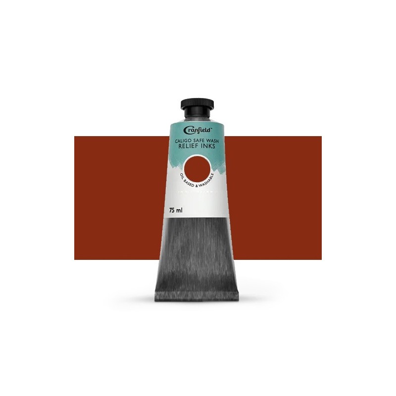 Materiais Belas Artes - Tinta Xilogravura Tonalidade siena bronzeada, 75 ml., Caligo | totenart.com
