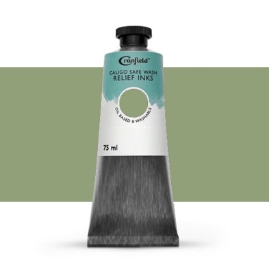 Materiais Belas Artes - Tinta Xilogravura Verde de salva, 75 ml., Caligo | totenart.com
