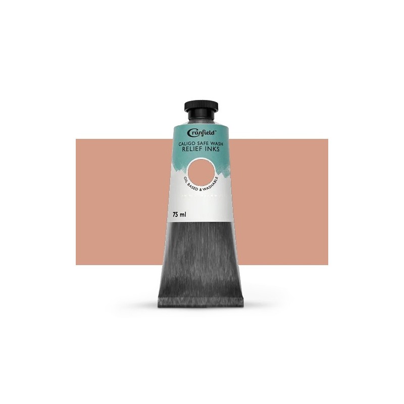 Materiais Belas Artes - Tinta Xilogravura Pêssego, 75 ml., Caligo | totenart.com