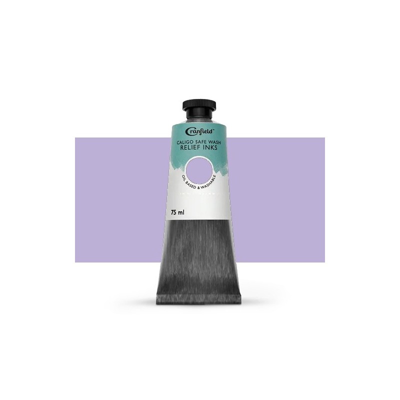 Materiais Belas Artes - Tinta Xilogravura Violeta pálido, 75 ml., Caligo | totenart.com