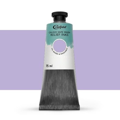 Materiais Belas Artes - Tinta Xilogravura Violeta pálido, 75 ml., Caligo | totenart.com