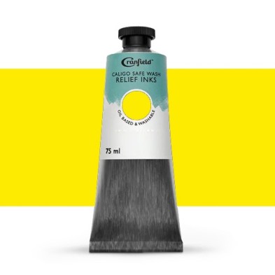 Materiais Belas Artes - Tinta Xilogravura Amarelo de processo, 75 ml., Caligo | totenart.com