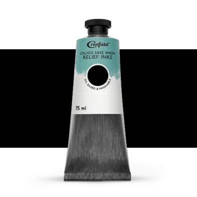 Materiais Belas Artes - Tinta Xilogravura Preto, 75 ml., Caligo | totenart.com
