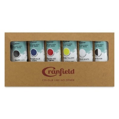 Materiais Belas Artes - Conjunto de 6 tintas primárias para xilografia, 75 ml, Caligo | totenart.com