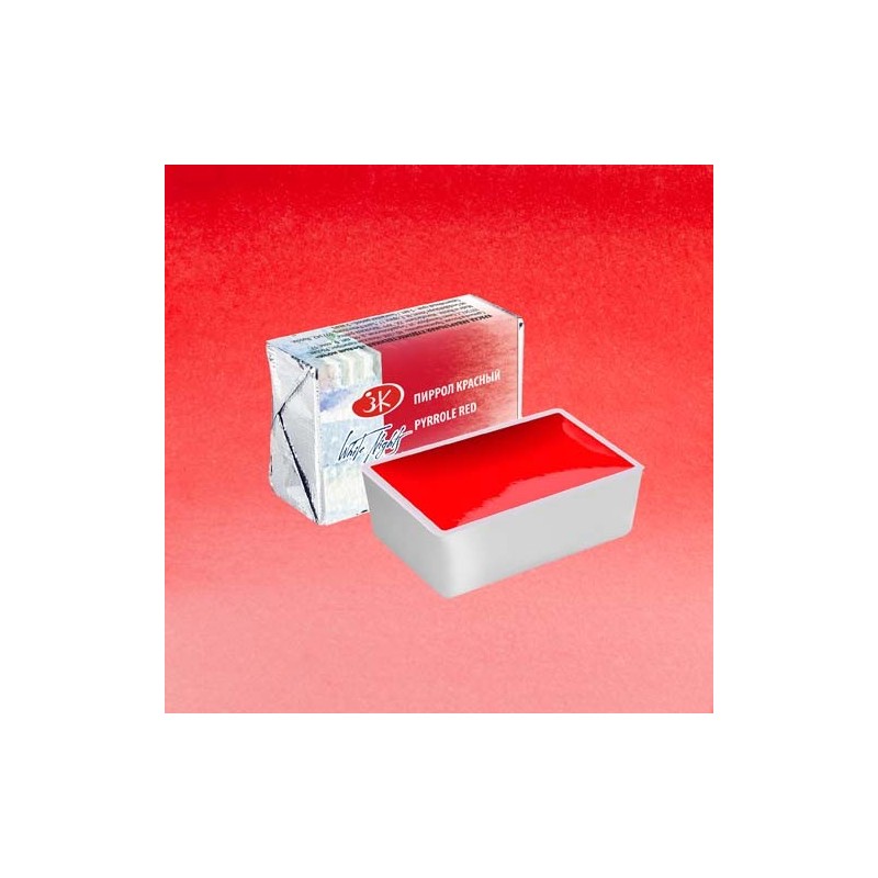 Materiais Belas Artes - Aquarelas White Nights em godet Pirrole Vermelho 396 | totenart.com