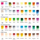 Materiais Belas Artes - Caixa com 50 lápis de aguarela Studio Collection Winsor&Newton | totenart.com