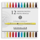 Materiais Belas Artes - Caixa de 12 lápis pastel Sennelier, Conjunto Introdutório | totenart.com