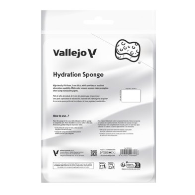 Materiais Belas Artes - Substituição 2 esponjas hidratantes para a paleta Vallejo Pro Painter Size Wet Palette | totenart.com