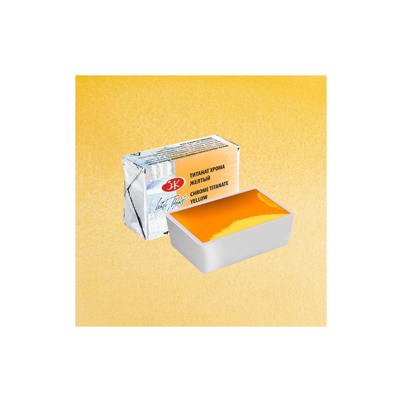 Materiais Belas Artes - Aquarelas White Nights em godet Titanato de Cromo Amarelo 274 | totenart.com