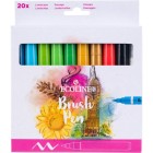 Materiais Belas Artes - Set Marcador Aquarela Ecoline Brush Pen 20 ud | totenart.com