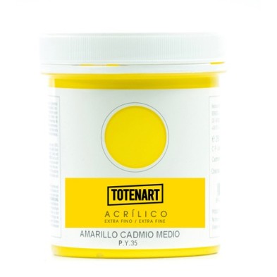 Materiais Belas Artes - Acrílico Amarelo Cámio Médio 250 ml. totenart | totenart.com