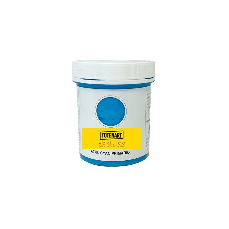 Materiais Belas Artes - Acrílico Azul Ciano Primário 250 ml. totenart | totenart.com