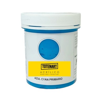Materiais Belas Artes - Acrílico Azul Ciano Primário 250 ml. totenart | totenart.com