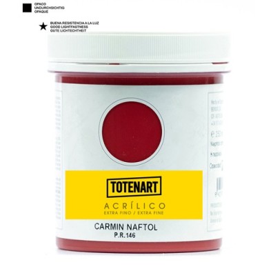 Materiais Belas Artes - Acrílico Carmim Naftol 500 ml. totenart | totenart.com