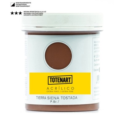 Materiais Belas Artes - Acrílico Terra Sênia Torrada 250 ml. totenart | totenart.com