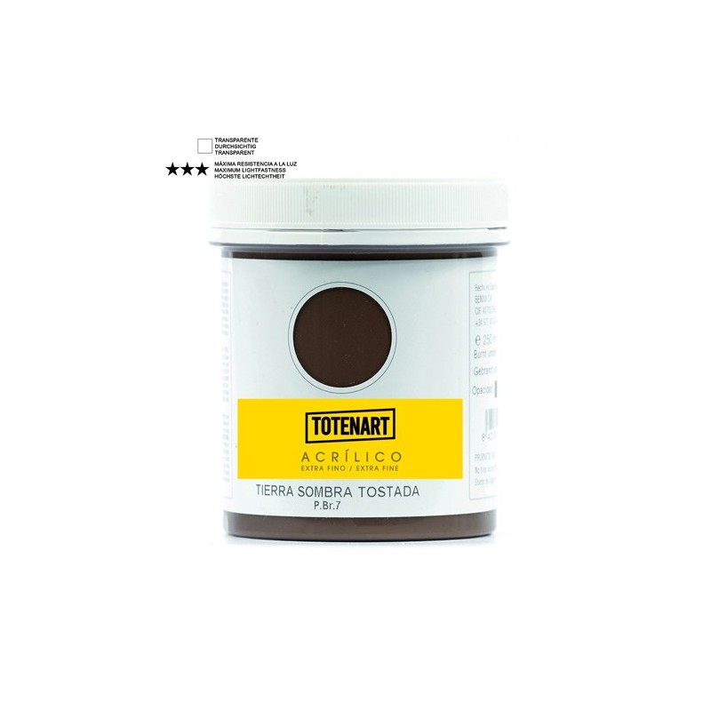 Materiais Belas Artes - Acrílico Terra Sombra Torrada 250 ml. totenart | totenart.com