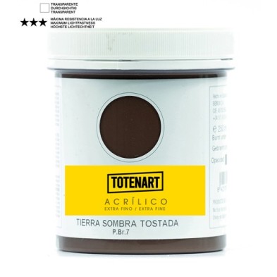 Materiais Belas Artes - Acrílico Terra Sombra Torrada 250 ml. totenart | totenart.com