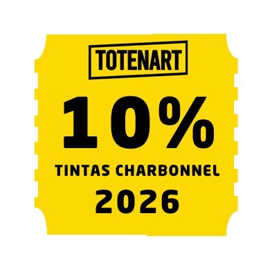 Tinta de Gravura Preto Doux Charbonnel muito flexivel, 60 ml.