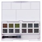 Materiais Belas Artes - Caixa Graphitint 12 godets médios, pigmentos grafite aquarelavel, Derwent  | totenart.com