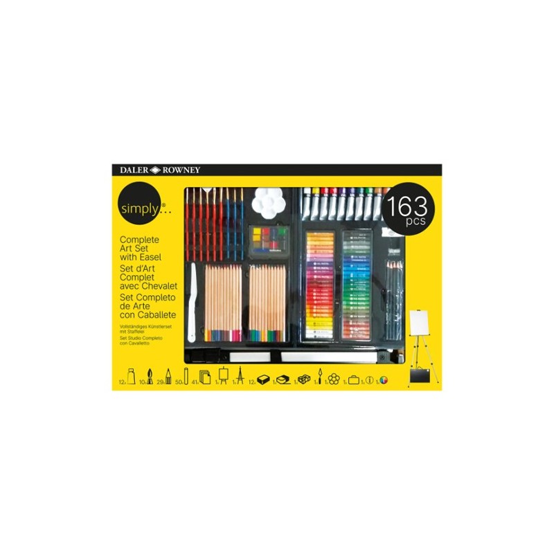 Oleo Van Gogh, caixa madeira, 10 cor.