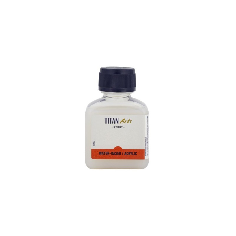 Materiais Belas Artes - Verniz cetim para pinturas acrílicas Titan Arts (100 ml) | totenart.com
