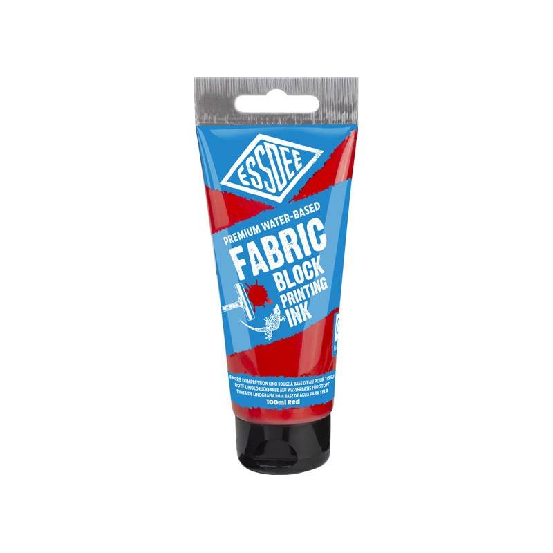 Materiais Belas Artes - Tinta Gravura em Tecido Essdee Vermelho 100 ml | totenart.com
