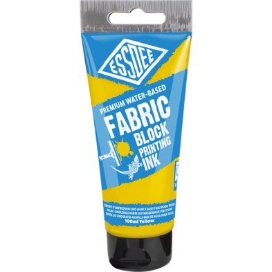 Materiais Belas Artes - Tinta Gravura em Tecido Essdee Amarelo 100 ml | totenart.com