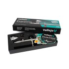 Materiais Belas Artes - Aerógrafo Precision Profinish dois-em-um Vallejo | totenart.com