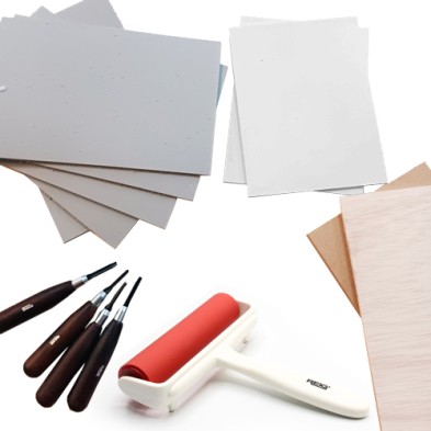 Kit Medio Xilografia-Linoleografia