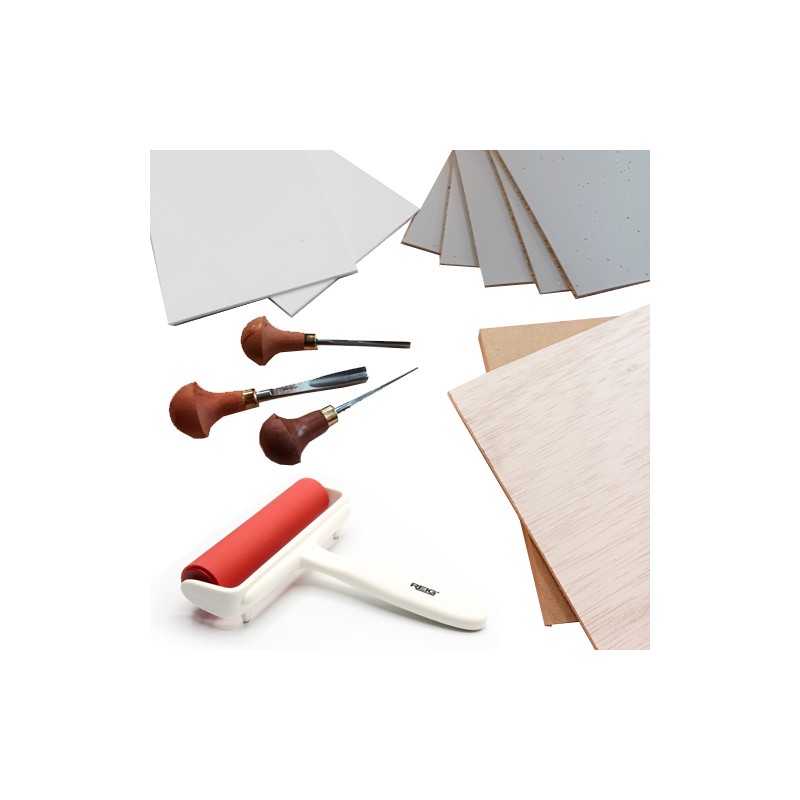 Kit Superior Xilografia-Linoleografia