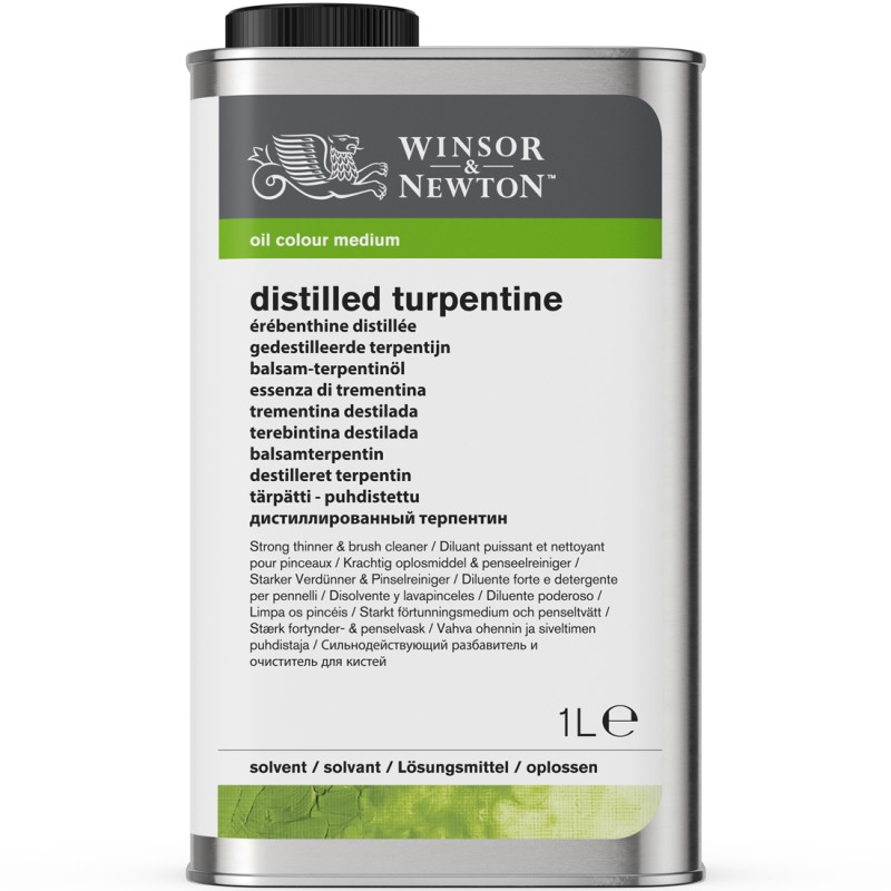 Materiais Belas Artes - Trementina destilada Winsor & Newton (1 L) | totenart.com