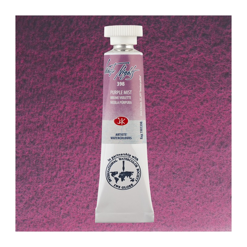 Materiais Belas Artes - Aquarelas White Nights no tubo 10 ml. Purple Mist 398 | totenart.com