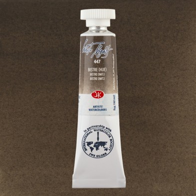 Materiais Belas Artes - Aquarelas White Nights no tubo 10 ml. Bistre (ton) 447 | totenart.com
