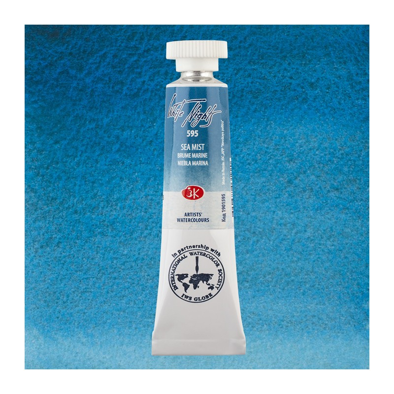 Materiais Belas Artes - Aquarelas White Nights no tubo 10 ml. Sea Mist 595 | totenart.com
