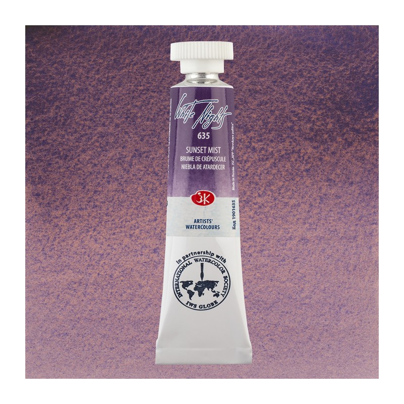 Materiais Belas Artes - Aquarelas White Nights no tubo 10 ml. Sunset Mist 635 | totenart.com