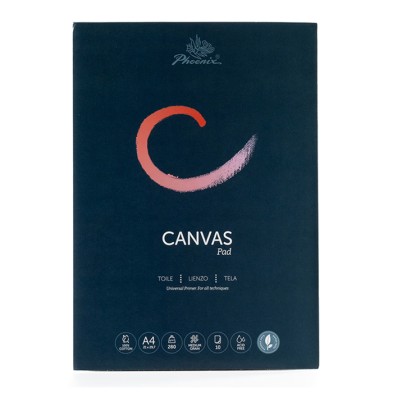 Materiais Belas Artes - Bloco Canvas Pad, grão médio, A4, 280 gr. 10 f. Phoenix | totenart.com