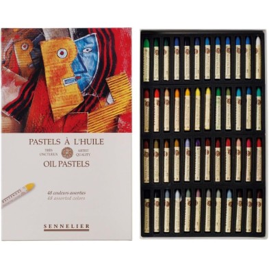 Materiais Belas Artes - Estojo Pastel al Oleo Sennelier 48 cores, Set Universal | totenart.com