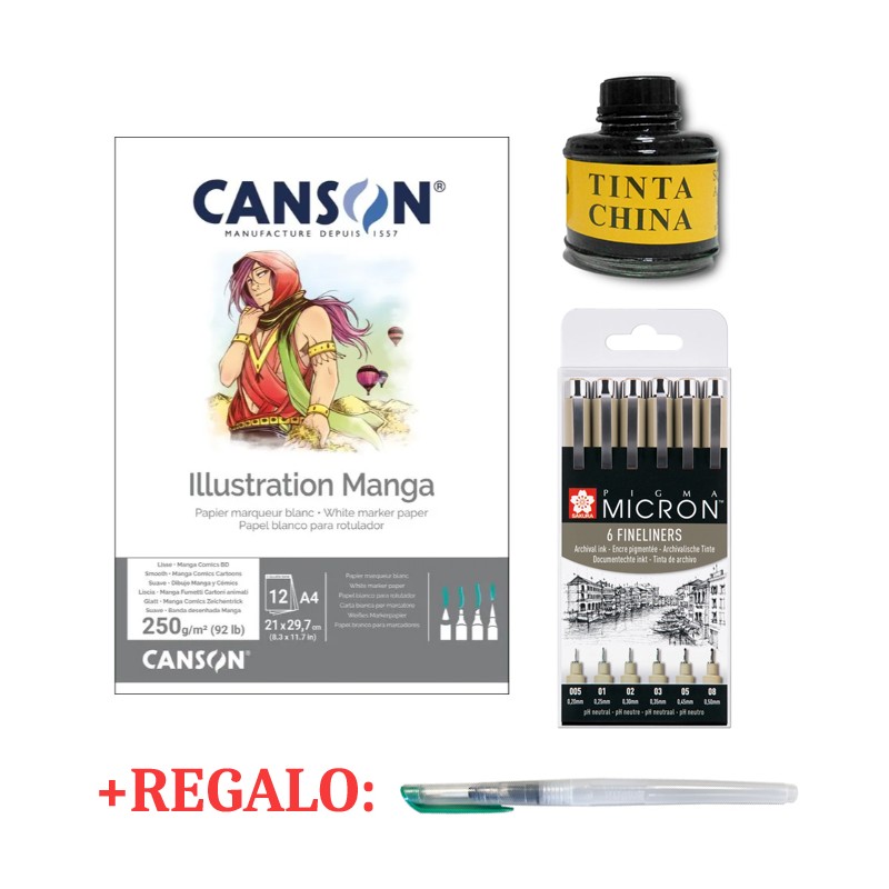 Materiais Belas Artes - Kit Inktober Totenart | totenart.com