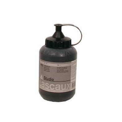 Pintura Acrilica Preta Lascaux Studio 972, 500 ml.