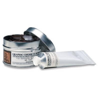 Tinta a agua Graphic Chemical, 115 gr., Lamp Black (Verniz Macio