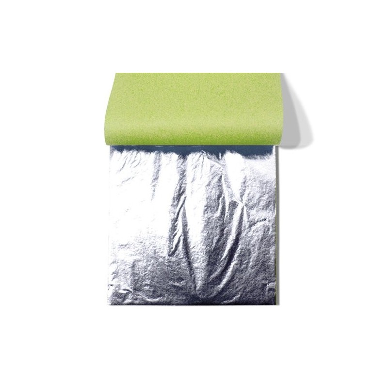 Pan de Plata imitaçao, livro 25 f. 14x14 cm.